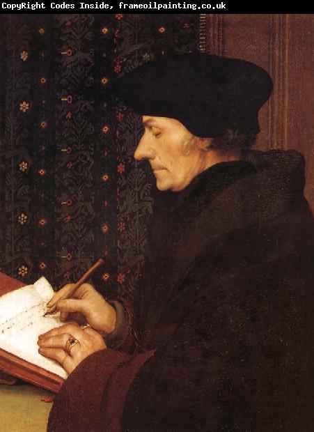 Hans Holbein Erasme ecrivant